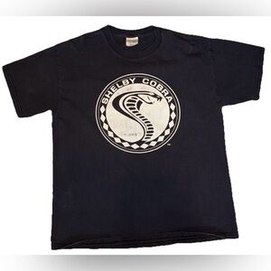 Vintage Shelby Cobra Mustang T-Shirt Black Size Large